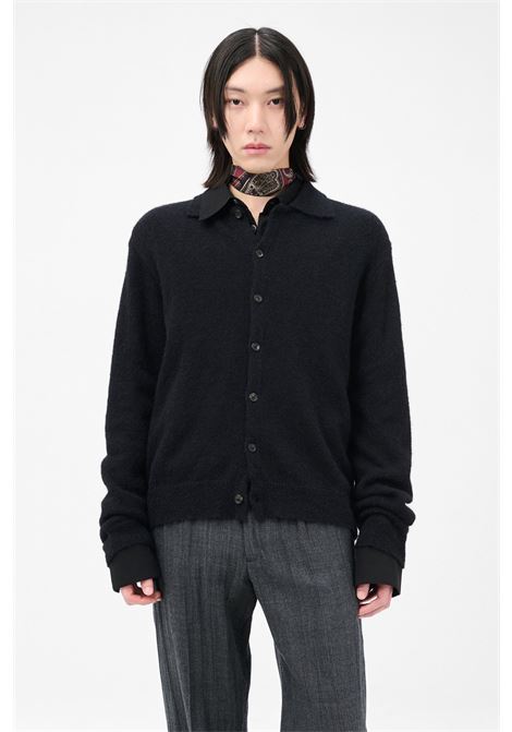 maglia evening polo uomo nera OUR LEGACY | M4213ECFSE
